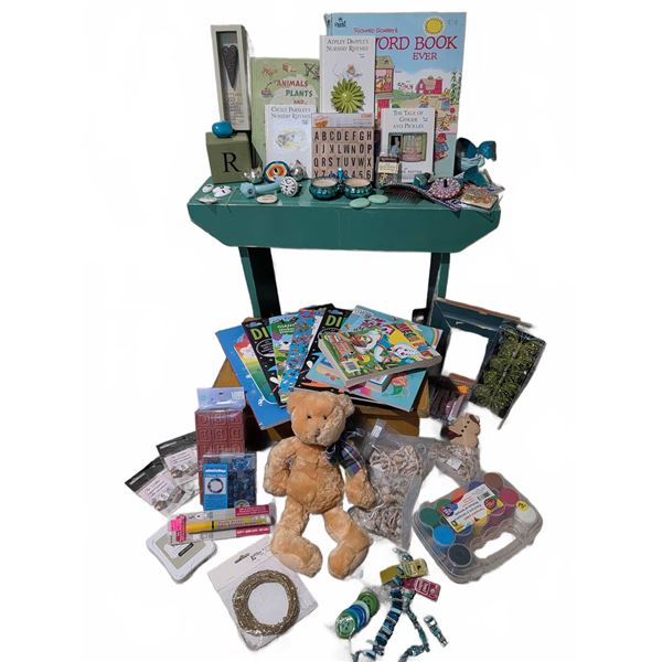 Kids’ Crafts, Books, Plush Bear and Art Supplies