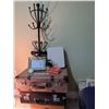 Image 2 : Antique Travel Accessories - Pecksniff’s Set, Suitcases, Coat Rack, Photo Frame