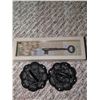 Image 6 : Decorative Metal Keys, Hooks, Plaques, and Hardware