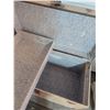Image 7 : Antique Wood Metal Steamer Trunk on Casters