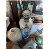 Image 4 : Home Decor Lot with Delft Bottles, Mirror, and Accents