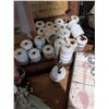 Image 8 : Home Decor Lot with Delft Bottles, Mirror, and Accents