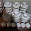 Image 7 : Maddock England Vitrified Hotel Ware Cups and Saucers Set