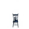 Image 1 : Wooden Chair, Blue Decorative Panel, Star Mirror Lot