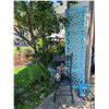 Image 2 : Wooden Chair, Blue Decorative Panel, Star Mirror Lot