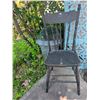 Image 5 : Wooden Chair, Blue Decorative Panel, Star Mirror Lot