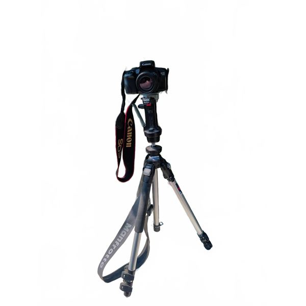 Canon EOS 700 SLR with 35-80mm Lens and Manfrotto 190PRO Tripod