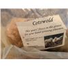 Image 4 : Box Lot of Wool Fleece, Yarn Balls, Spindle, Spool, and Decorative Plaque