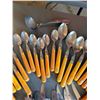 Image 5 : Bakelite and Metal Handle Flatware