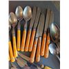Image 6 : Bakelite and Metal Handle Flatware