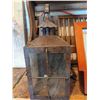 Image 7 : Wood Plate Rack, Wall Mirror, and Metal Lantern