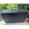 Image 3 : 2 Vintage Suitcases and Blue Rectangular Table