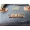 Image 4 : 2 Vintage Suitcases and Blue Rectangular Table