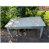 Image 9 : 2 Vintage Suitcases and Blue Rectangular Table