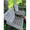 Image 6 : Wooden Outdoor Chairs with Cushions and Four Terra Cotta Pots