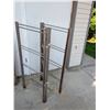 Image 4 : Wood and Metal Folding Gate & Barn Wood Slated Panel