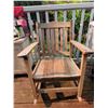 Image 2 : Wooden Rocking Chair With Cushions