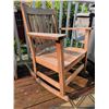 Image 3 : Wooden Rocking Chair With Cushions