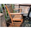Image 4 : Wooden Rocking Chair With Cushions