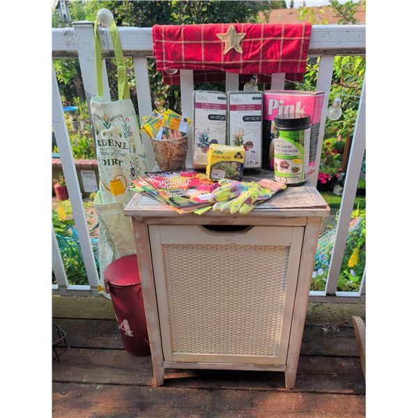 Gardener's Cabinet With Supplies and Accessories