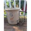 Image 2 : Red Wing Stoneware 5 Gallon Crock and Wire Bottle Carrier
