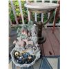 Image 2 : Outdoor Bird Bath Stand and Decorative Sheep Water Fountain