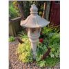 Image 2 : Concrete Japanese 3 Piece Garden Lantern
