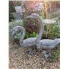 Image 2 : Cast Metal Garden Goose Statues