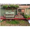 Image 2 : Garden Decor Lot With Planter Boxes And Chicken Statue