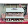 Image 4 : Garden Decor Lot With Planter Boxes And Chicken Statue