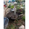 Image 4 : Metal Fire Pit With Grill, Teapot, and Graniteware Basin Lot