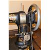 Image 6 : White Treadle Sewing Machine with Ornate Wood Cabinet