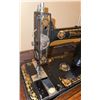 Image 8 : White Treadle Sewing Machine with Ornate Wood Cabinet