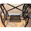Image 9 : White Treadle Sewing Machine with Ornate Wood Cabinet
