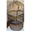 Image 4 : Decor Lot: Birdcage Table Lamp, Faith Wall Art, Faux Floral Arrangement