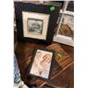 Image 3 : Decorative Wall Mirror, Metal Welcome Sign, Picture Frames, Paisley Throw, and Hanging Organizer