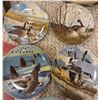 Image 2 : Decorative Plates, Teacups, and Wooden Wall Rack