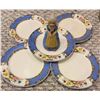 Image 3 : Decorative Plates, Teacups, and Wooden Wall Rack
