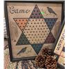 Image 3 : 2 Framed Wood Board Games and 3 Braided Oval Rugs