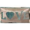 Image 4 : Three Decorative Teal Throw Pillows and Shag Area Rug