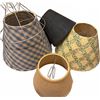 Image 2 : Chalkboard Shutter Panel, Basket with Faux Florals, and Five Assorted Lampshades