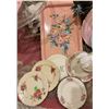 Image 4 : Decorative Dishware, Trays, Glass Stand, and Area Rug