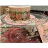 Image 5 : Decorative Dishware, Trays, Glass Stand, and Area Rug