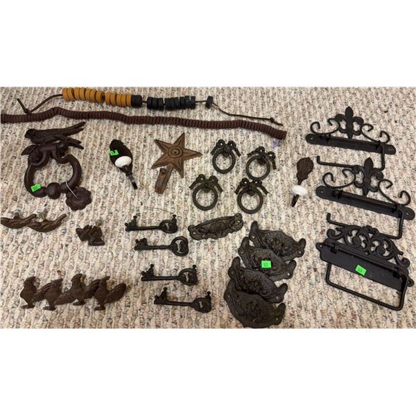Cast Iron Decorative Hardware and Hooks