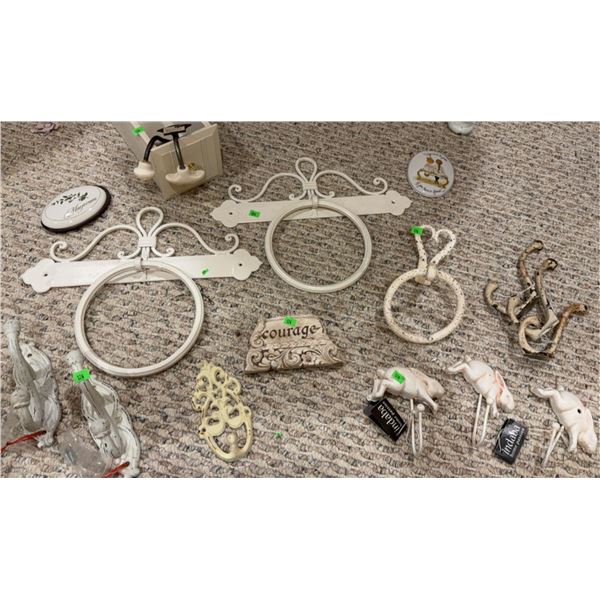 Decorative Wall Hooks and Plaques Collection