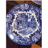 Image 5 : Blue and White Transferware Dishes, Including Dickens Series and Nasco Blue River