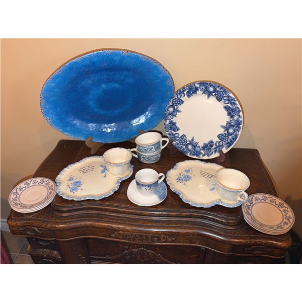 Lot: Johnson Brothers, Mimi, Libbey, and Decorative Ceramic Tableware