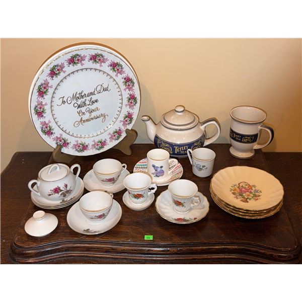 China and Earthenware Tea Set Collection - Japan, China, Canada