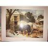 Image 11 : Farmhouse Decor Lot with Prints, Canisters, and Ware