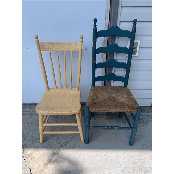 Wood Chairs: Ladder-Back and Spindle-Back Designs